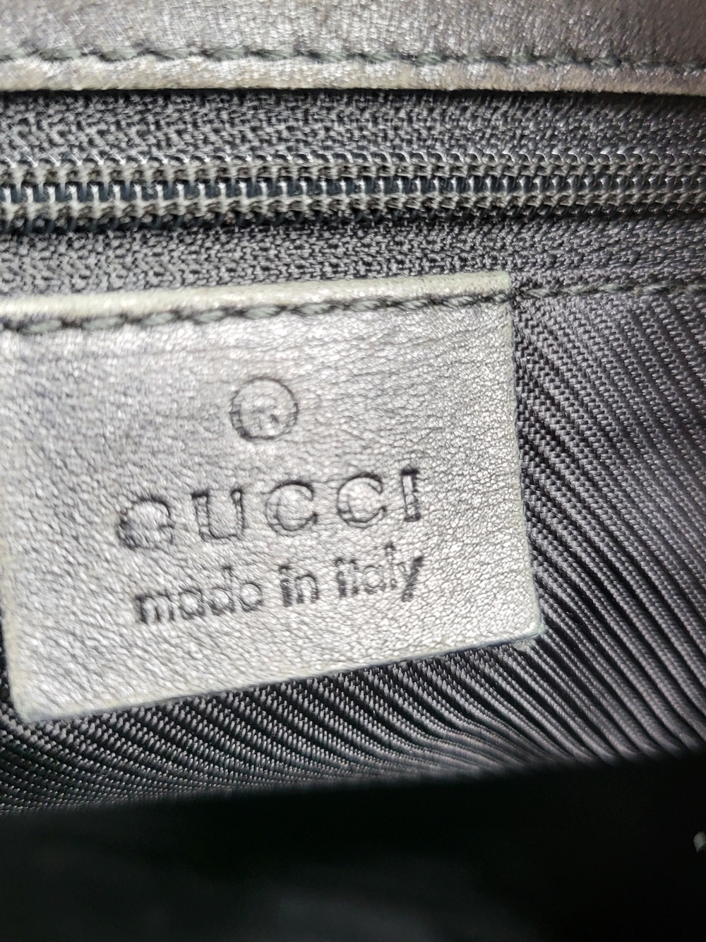 Gucci Tote Medium Bag GG Canvas & Black Leather...Authentic.... - Picture 6 of 16